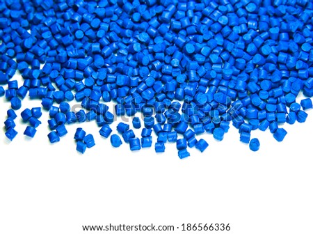 plastic polymer granules