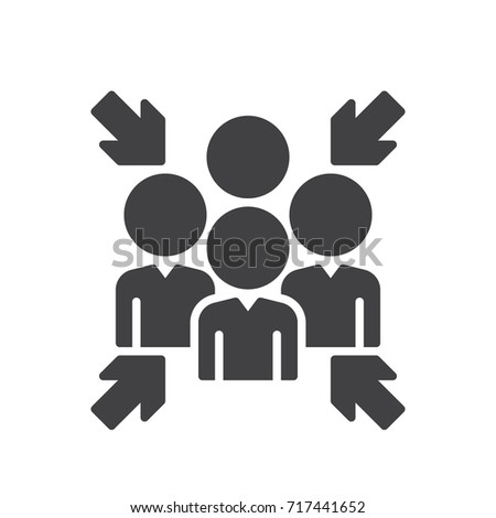 Emergency Assembly Point Icon Vector Filled Stock Vector 717441652 ...