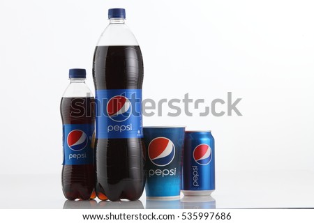 Kuala Lumpur, Malaysia 1st Sept 2016,Pepsi soft drink. Pepsi is a carbonated soft drink produced and manufactured by PepsiCo Inc. an American multinational food and beverage company.