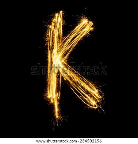 K Fire Isolated Letter Stock Photos, Images, & Pictures | Shutterstock