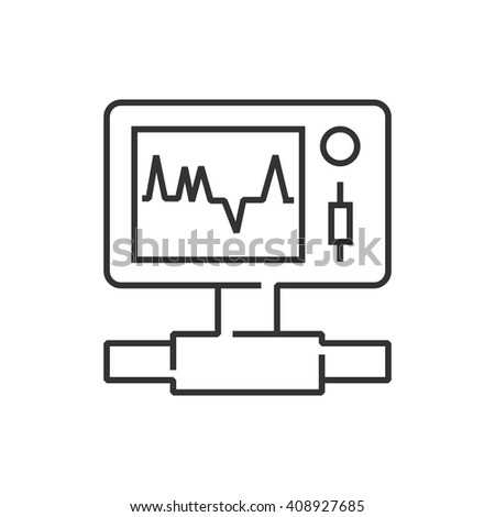 Line Icon Medical Device Icon Health Stock Vector 408927685 - Shutterstock