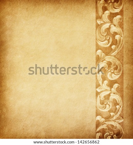 Old Grunge Paper Background Vintage Victorian Stock Photo 91714007 ...