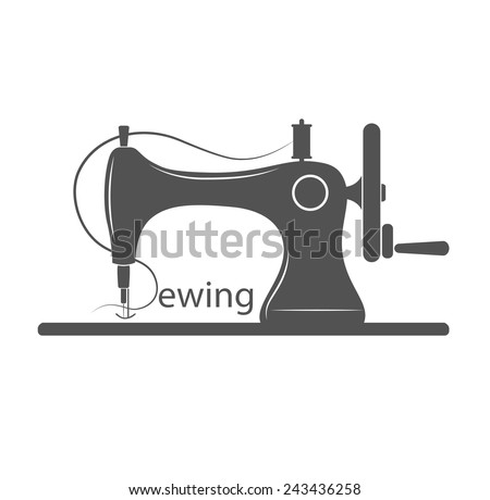 Sewing Machine Logo Vector Symbol Icon Stock Vector 243436258 ...