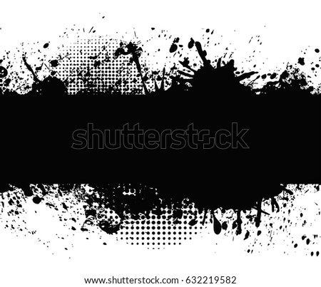 Vector Grunge Banner Grunge Background 스톡 벡터(사용료 없음) 632219582