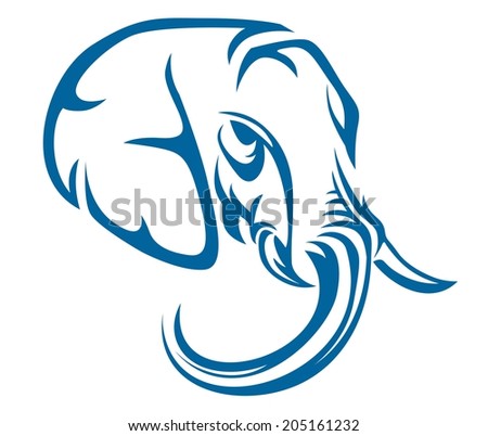 Elephant head Stock Photos, Images, & Pictures | Shutterstock