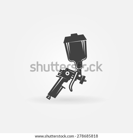 Logo Spray Gun Vector