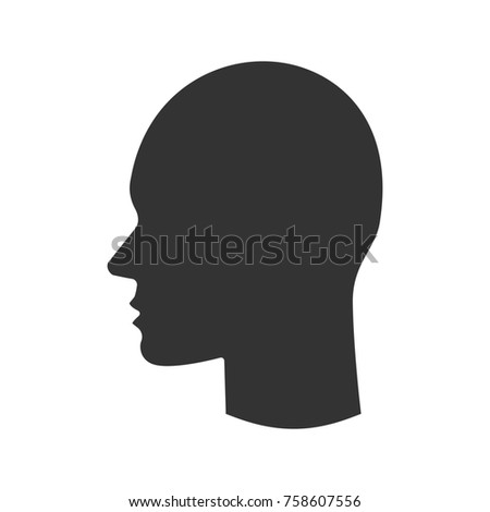 African Boy Face Silhouette Stock Vector 7229515 - Shutterstock