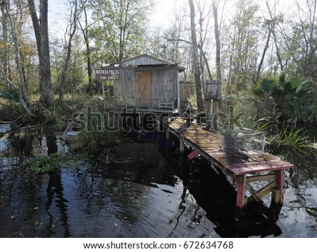 Small Wooden Cottage Dingy Abandoned Boat Stock Photo ...