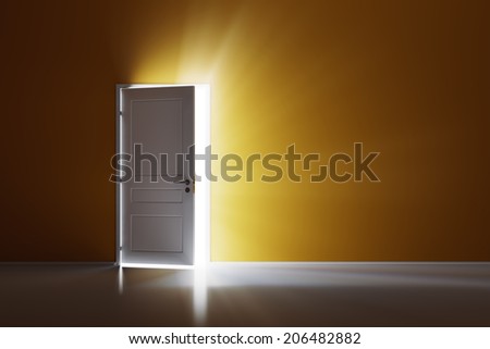 Open White Door Open White Door