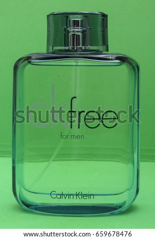 PARIS, FRANCE - CIRCA MAY 2017: Calvin Klein free for men eau de toilette, one of the evergreen bestselling perfumes worldwide