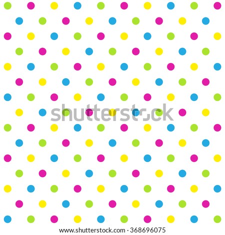 White Background Colorful Dots Stock Illustration 368696075 - Shutterstock