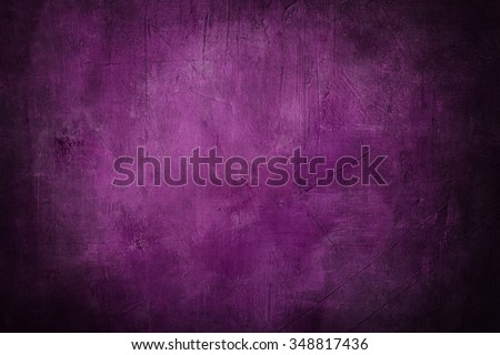 grunge purple background or texture with dark vignette borders