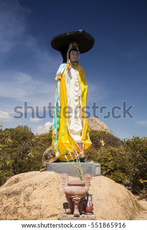 NHA TRANG,VIETNAM- November 01, 2016 :Co Thach Pagoda in Binh Thuan, Vietnam