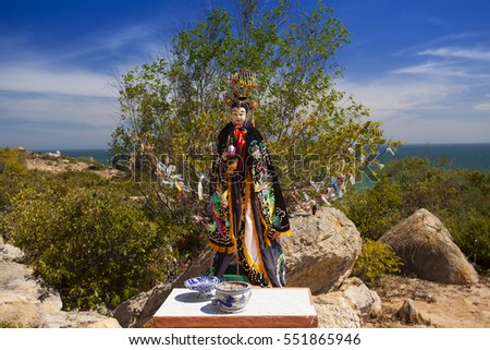 NHA TRANG,VIETNAM- November 01, 2016 :Co Thach Pagoda in Binh Thuan, Vietnam