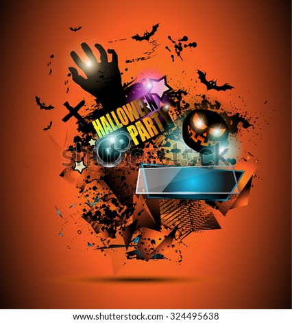 halloween night event flyer party template with space for text ideal for horror themed parties - Halloween Music For Parties halloween night event flyer party template with space for text ideal for horror themed parties - Halloween Music For Parties