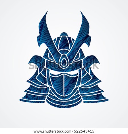 Mundial Rusia 2018 - Página 10 Stock-vector-samurai-mask-designed-using-blue-grunge-brush-graphic-vector-522543415