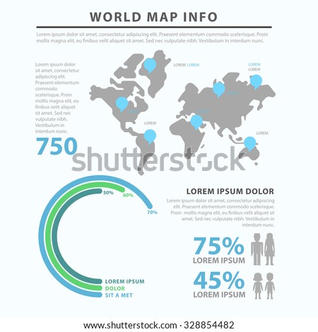 Gender Marketing Social Focus Group World Stock Vector 328854482 Shutterstock Gender Infographic Template