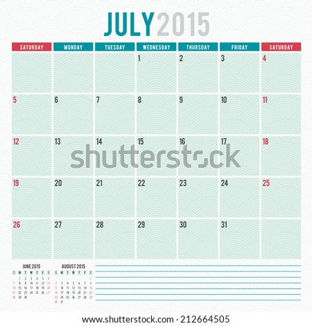 calendar 2015 july