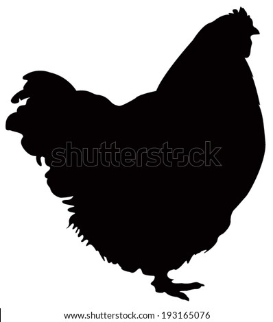 Chicken Silhouette Stock Images, Royalty-Free Images & Vectors
