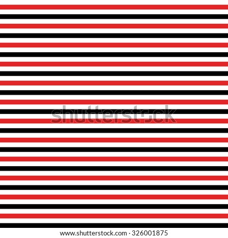 Red Black White Horizontal Stripes Pattern Stock Vector 326001875 ...