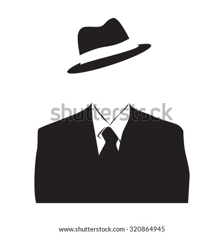 Vector Anonymous Invisible Man Stock Vector 320864945 - Shutterstock