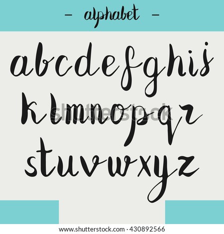 Handwritten Alphabet Stock Images, Royalty-Free Images & Vectors ...