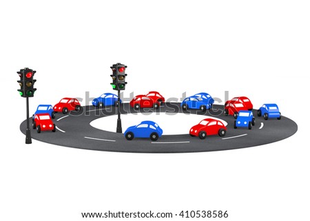 Network Traffic Monitoring System Diagram Detecting Stock Vector