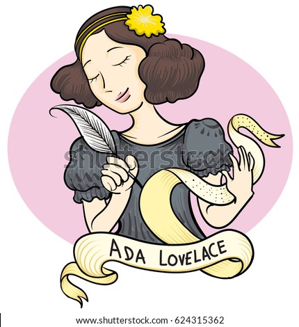 Ada Lovelace Easy Drawing