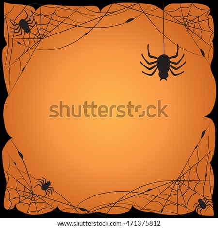 Halloween Border Design Halloween Frames Design Stock Vector 226729348 ...