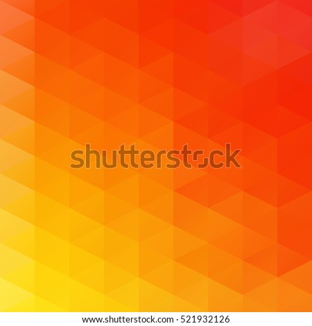 Orange Grid Mosaic Background, Creative Design Templates