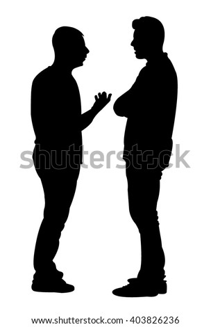Two Men Talking Stock Images, Royalty-Free Images & Vectors | Shutterstock