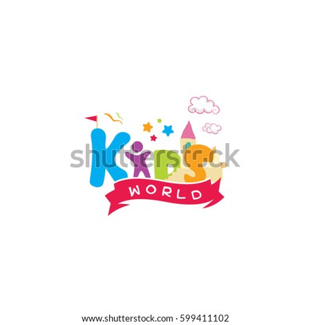Logo Design Kids World Logo Design Kids World