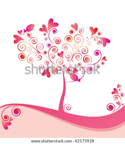 stock vector beautiful tree 42573928