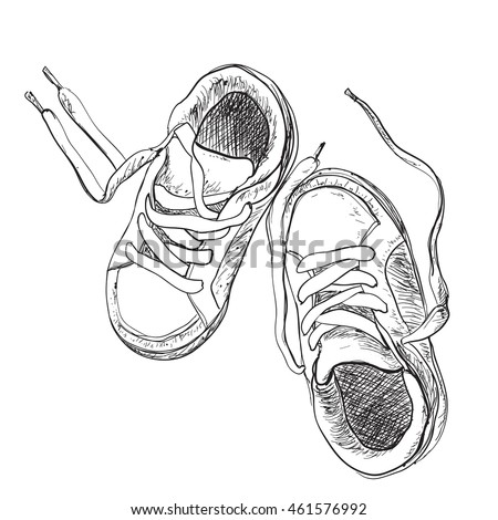 Shoe Sketch Stock Images, Royalty-Free Images & Vectors | Shutterstock