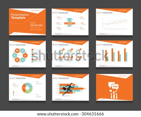 vector business presentation slides template graphs stock vector vector business presentation slides template graphs stock vector, Presentation templates