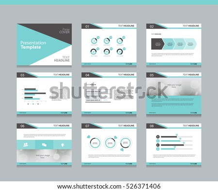 stock vector page layout design template for presentation and brochure annual report flyer and book page with 526371406