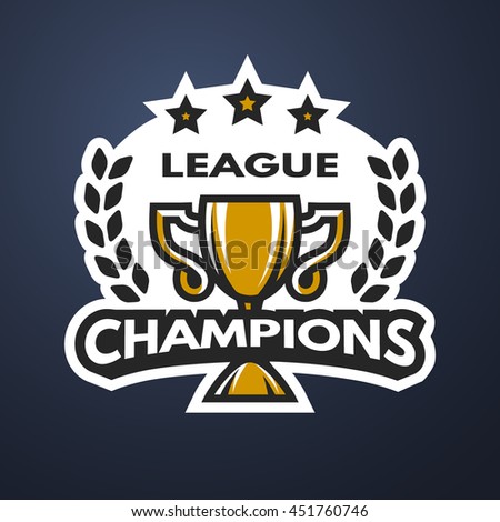 Champion Sports League Logo Emblem Badge Stock Vector 308462522 ...