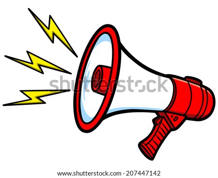 Bullhorn Stock Vector 207447142 - Shutterstock