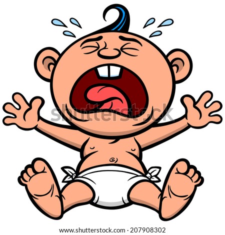 Cartoon Baby Crying Stock Photos, Images, & Pictures | Shutterstock