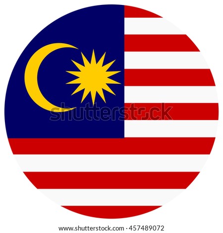 Download Vector Illustration Flag Malaysia Icon Round Stock Vector ...