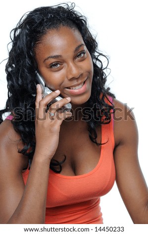 girl cell teen phone Black