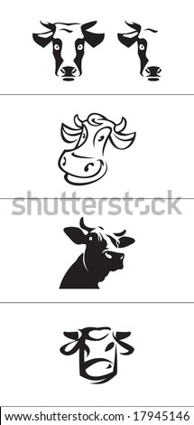 the cow black-and-white