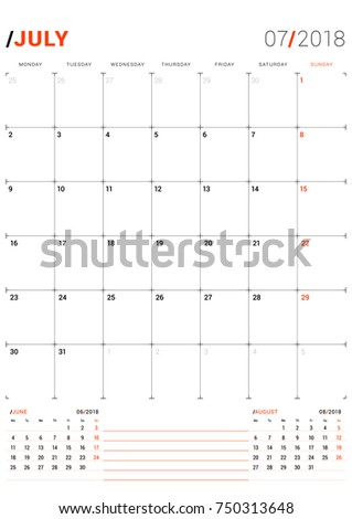 3 year monthly calendar