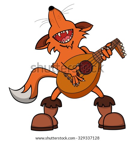 stock-vector-funny-fox-musician-playing-