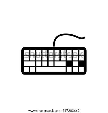 Keyboard Icon Stock Vector 432206398 - Shutterstock