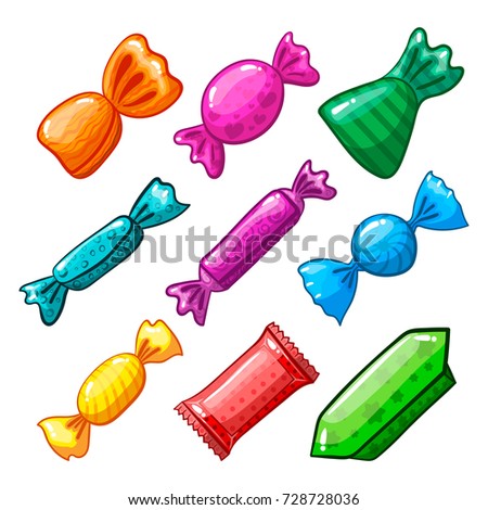 Sweets Candy Stock Vector 88643827 - Shutterstock