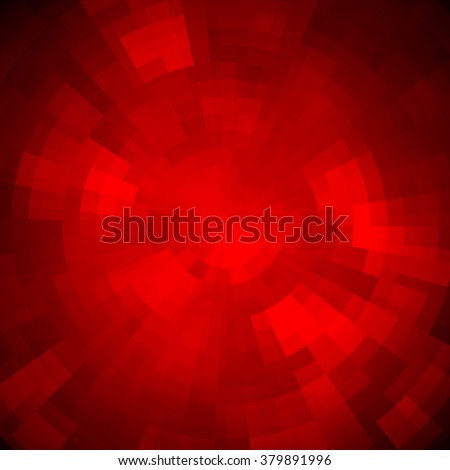 Abstract background made of shiny mosaic pattern. Disco style. For design party flyer, leaflet and nightclub poster. Red color
