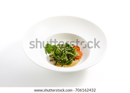 Japanese Cuisine Chuka Seaweed Salad Served Stock Photo 50689192 ...