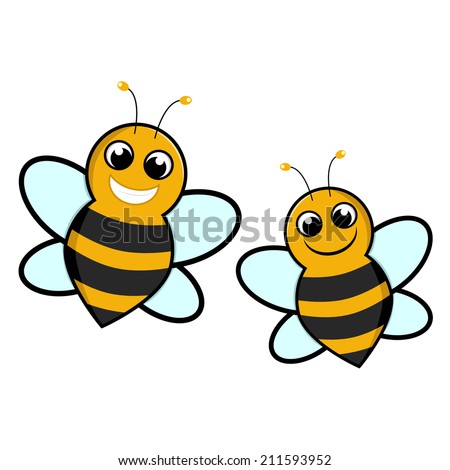 Bee Cartoon Vector Stock Vector 437791009 - Shutterstock