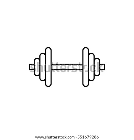 Quirky Drawing Dumbbell Stock Vector 50564182 - Shutterstock